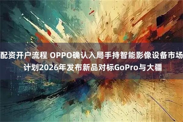 配资开户流程 OPPO确认入局手持智能影像设备市场 计划2026年发布新品对标GoPro与大疆